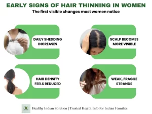 Hair Thinning Guide Blog by Healthy Indian Solutions